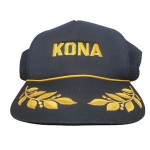 Vintage KONA Military Style Snapback Hat